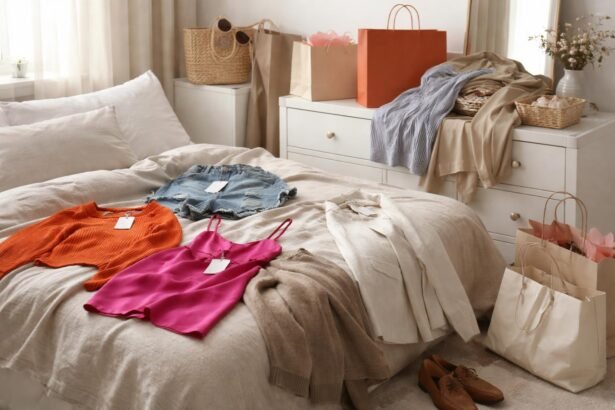 Ilustrácia bežných chýb pri nakupovaní oblečenia, ktoré zanechávajú prázdnu peňaženku