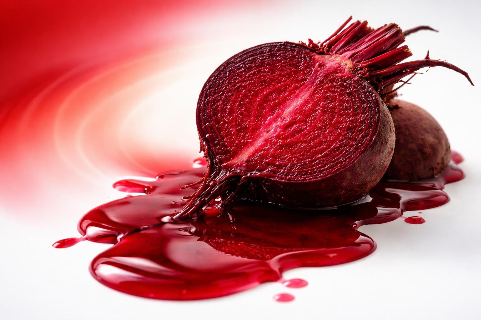 Zobrazenie zmeny farby moču po konzumácii červenej repe a pigmentov