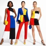 - Dôležité farebné bloky a výrazné vzory v modernom outfite pre sebavedomý vzhľad.