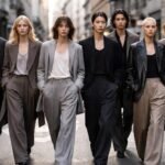 Androgýna móda na mestských uliciach, vyjadrenie identity bez škatuliek a konvenčného očakávania.