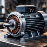 Jednofázový motor pracuje zo siete 230 V a poháňa domáce zariadenia