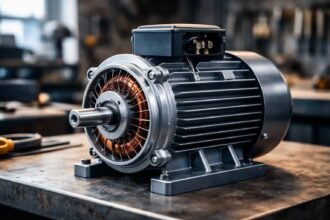 Jednofázový motor pracuje zo siete 230 V a poháňa domáce zariadenia