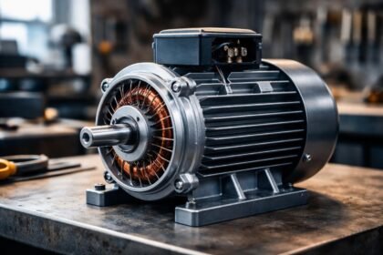 Jednofázový motor pracuje zo siete 230 V a poháňa domáce zariadenia