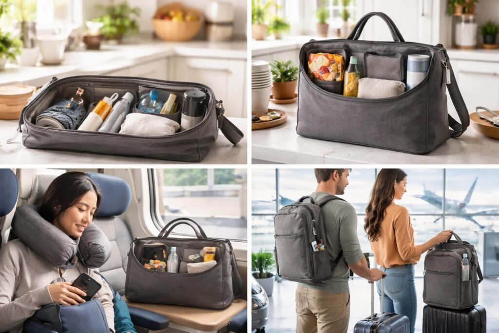 Majstrovstvo v organizácii a skladovaní: Všestranné využitie zázračného vaku 12 Žena organizuje domácnosť aj na cestách s efektívnym zázračným vakom