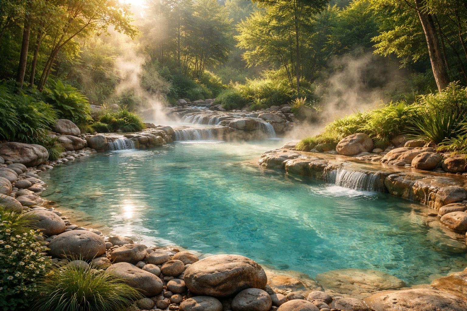 Lenti termálna voda v kúpeľnom prostredí s minerálnym zložením a liečivým účinkom.