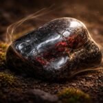 Krásny minerál magnetitový hematit s kovovým leskom a harmonickou energiou.