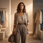 Žena vyjadruje štýl a sebavedomie cez vnútorný pocit a vzhľad.