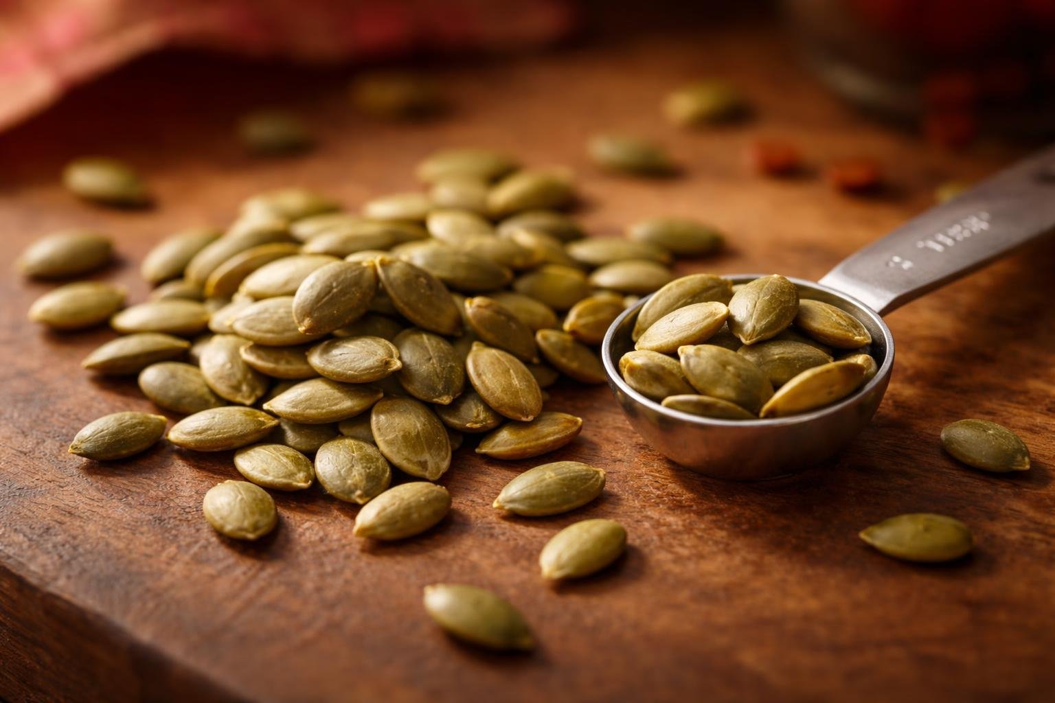 Záber na tekvicové semienka a tipy na opatrnosť pri konzumácii