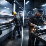 - Ohýbacie stroje v priemysle a dielňach; bezpečnosť, presnosť, efektivita, prevádzkové postupy