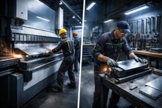 - Ohýbacie stroje v priemysle a dielňach; bezpečnosť, presnosť, efektivita, prevádzkové postupy