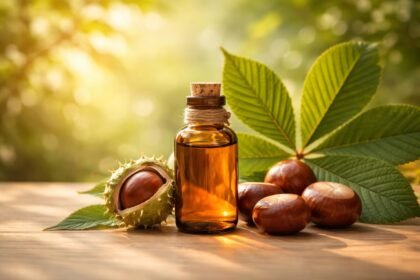 - Prírodný popis: gaštanový extrakt pomáha pri žilových problémoch a zápaloch.