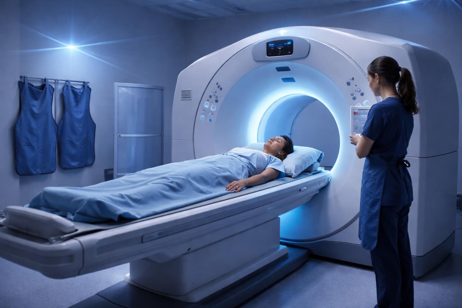 CT vyšetrenie zobrazí vnútorné orgány, ale nesie riziko radiačnej záťaže pre pacienta.