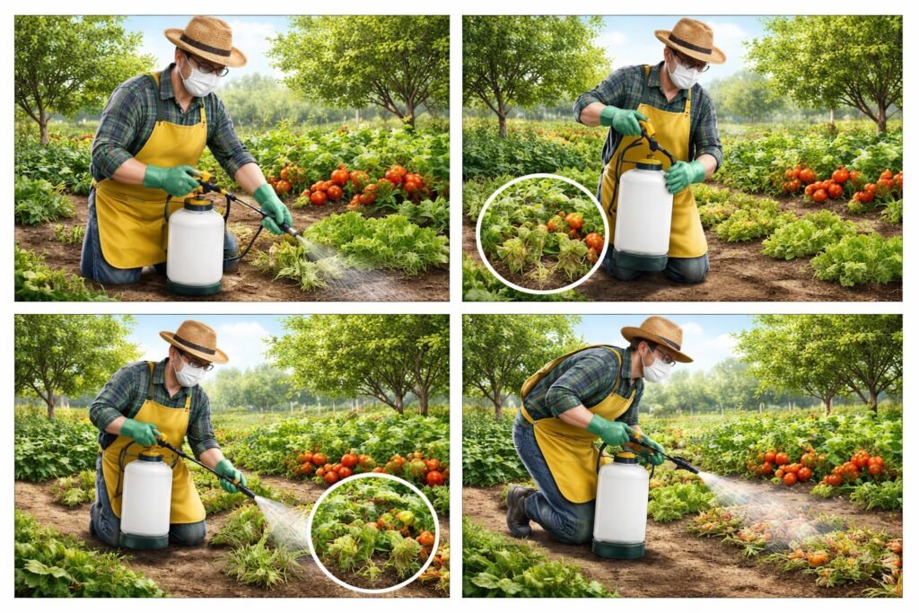 - Správne kroky pri aplikácii Gyomstopu zaručujú účinnú ochranu rastlín a minimalizujú buriny a vedľajšie účinky.