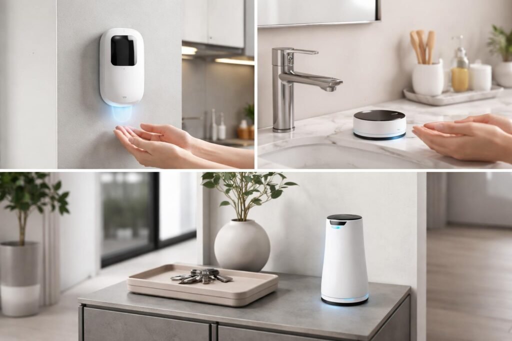 Štyri typy buzzerov vhodné do modernej hygienickej domácnosti pre jednoduchú údržbu a zdravé prostredie