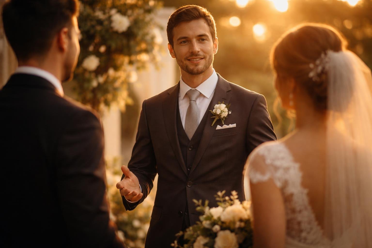 - Svadobný svedok ako koordinátor, opora a organizátor v zákulisí a včasný poradca.