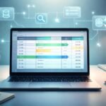 Pohľad na tabuľku v Exceli s použitím VLOOKUP na vyhľadávanie údajov