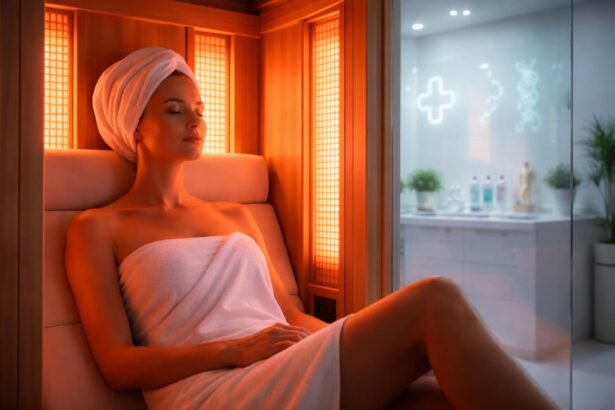 - Ilustrácia infražiarenia zobrazujúca výhody a riziká pre zdravie a bezpečné použitie.