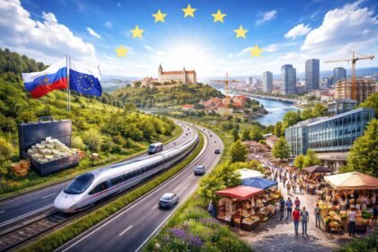 - Členstvo prináša rast, investície, mobilitu a stabilitu pre Slovensko v regiónoch aj firmám.