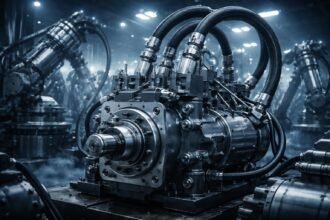 - Hydraulické čerpadlá premieňajú mechanickú energiu na tlak a pohon zariadení.