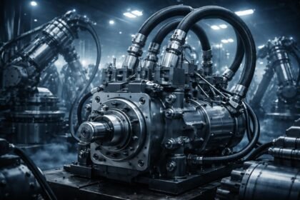 - Hydraulické čerpadlá premieňajú mechanickú energiu na tlak a pohon zariadení.