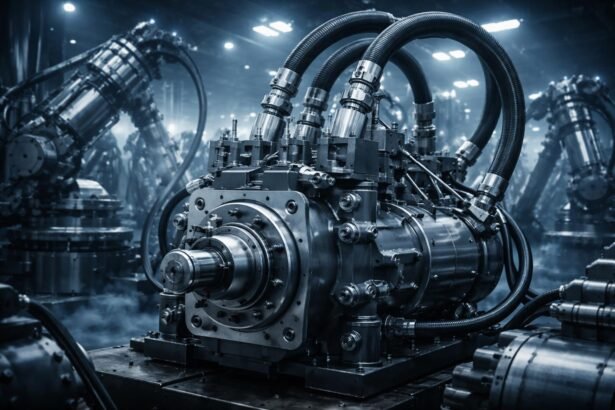 - Hydraulické čerpadlá premieňajú mechanickú energiu na tlak a pohon zariadení.