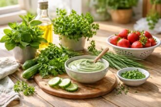 Použite jarové bylinky a ovocie na domáce pleťové masky pre hydratovanú pleť