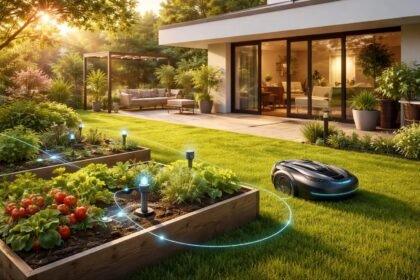 Inteligentné senzory, robotické kosačky a prepojenie Wi-Fi uľahčujú záhradné úlohy.